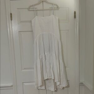 o.p.t white cotton dress NWT